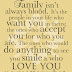 Awesome Inspirational Quotes for Family Love