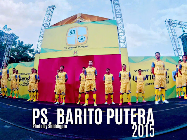 Foto Launching skuat dan jersey Barito Putera