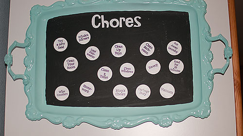 Little Gray Table: Chore Chart