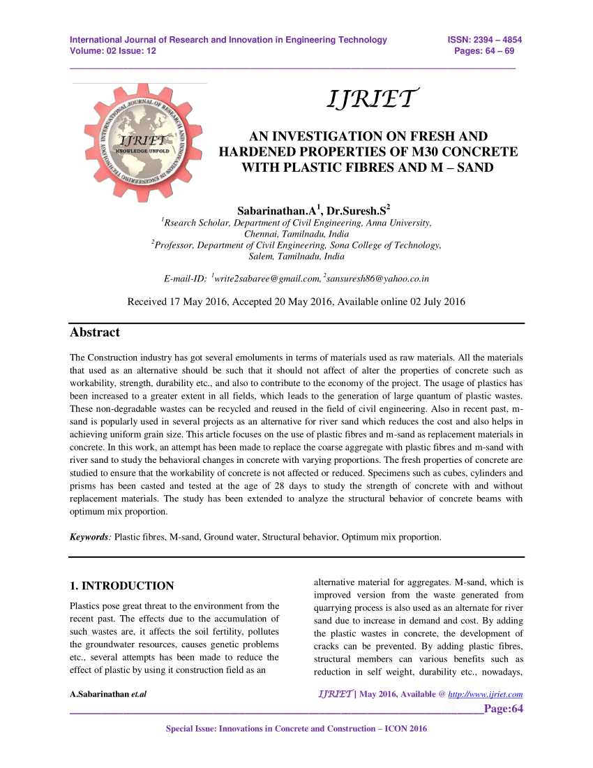 m30 concrete mix ratio Scribd india