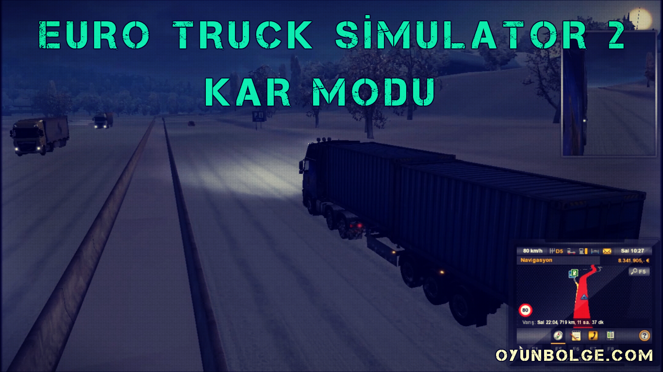 Ets 2 Karlı Kış Modu Snowy Winter Mod Oyun Bölge