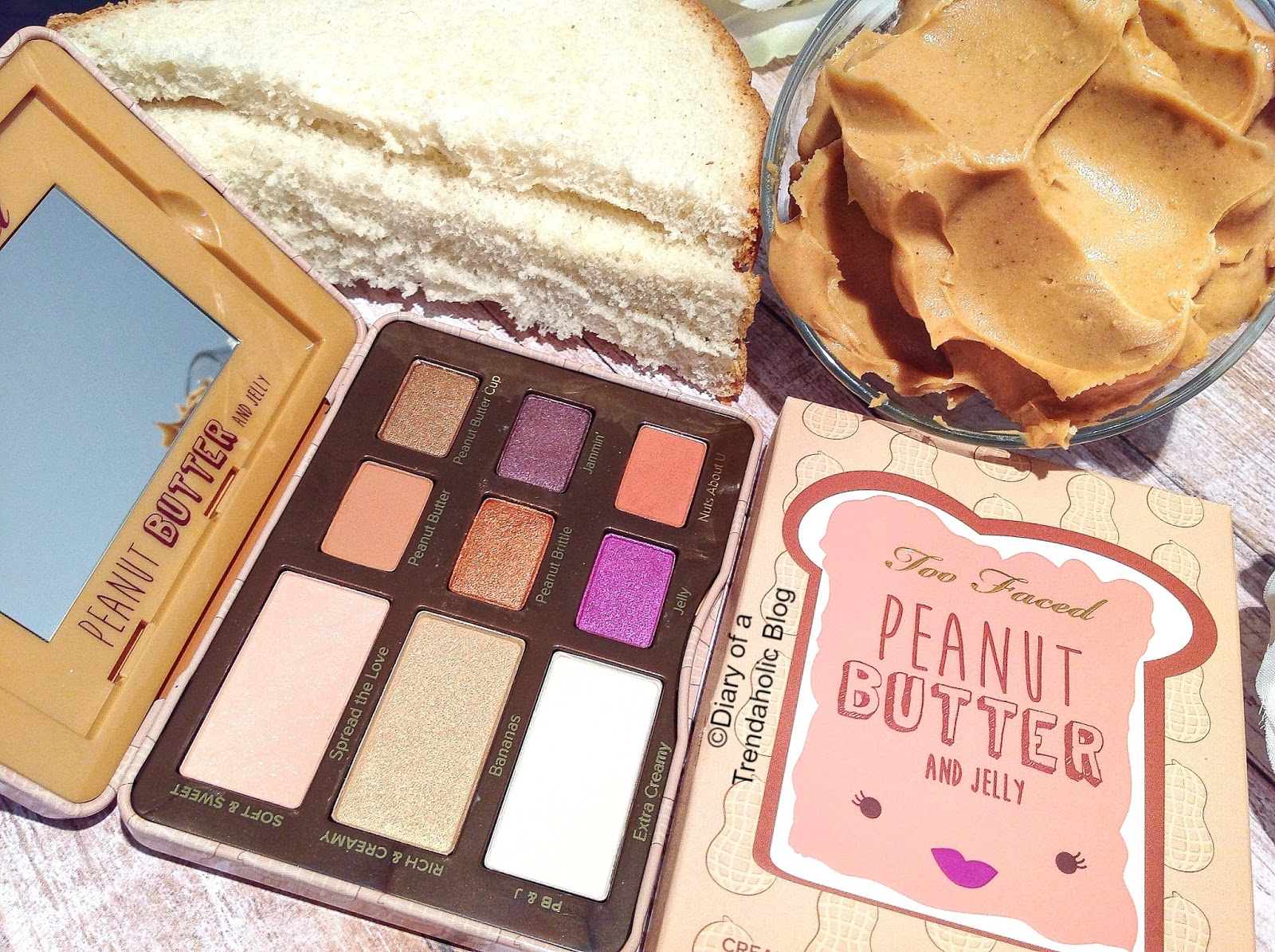 Diary of a Trendaholic Too Faced Peanut Butter and Jelly Eye Shadow