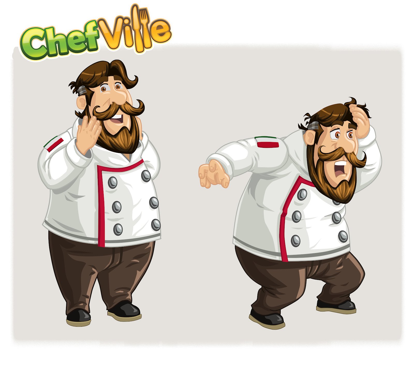 Karl Espiritu's Art Blog: Chefville In-Game Characters