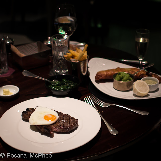 Quaglino's London brunch steak