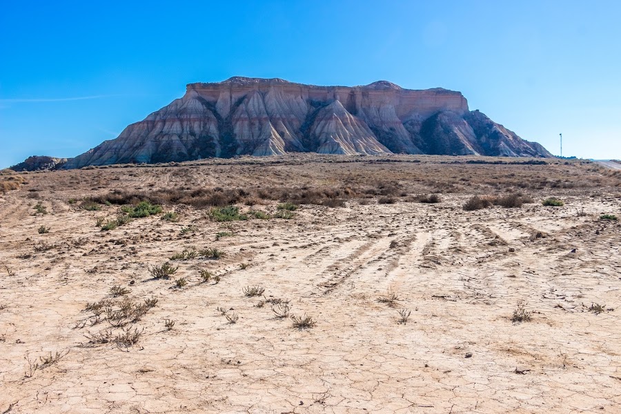 Bardenas Reales, cabezos, España, Navarra