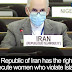 UN shocked by Iranian refugee humiliating Iran's representative over stoning & hanging of innocent women