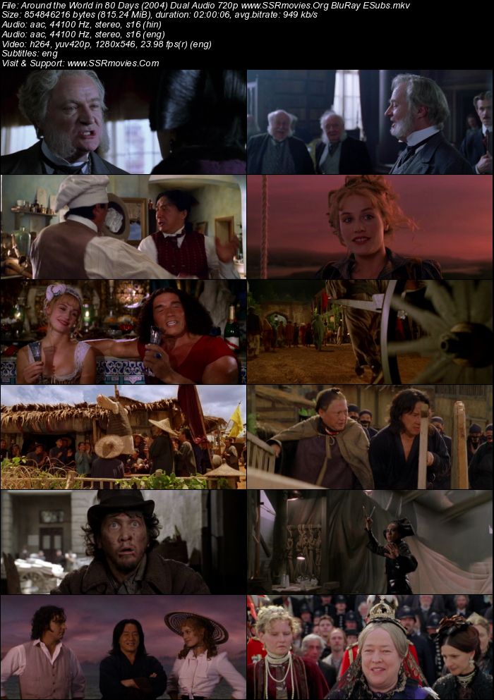 Around the World in 80 Days (2004) Dual Audio Hindi 480p BluRay 400MB Full Movie Download
