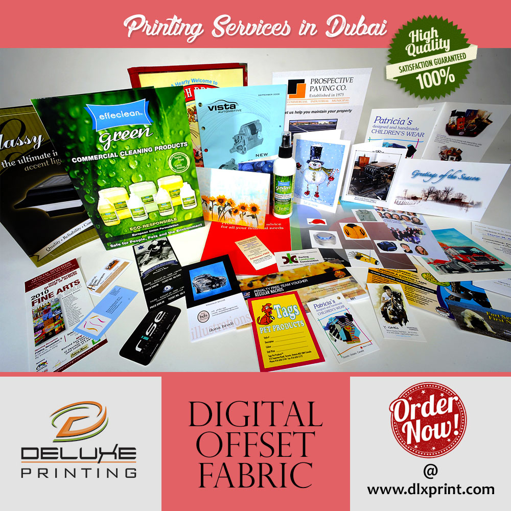 Deluxe Printing Digital Printing Services in Dubai