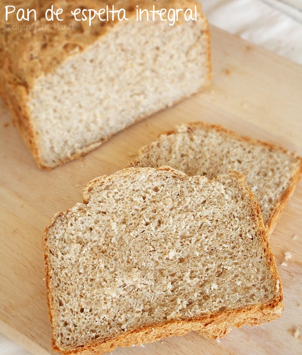 Cocinando en Marte: Pan de espelta integral {panificadora}