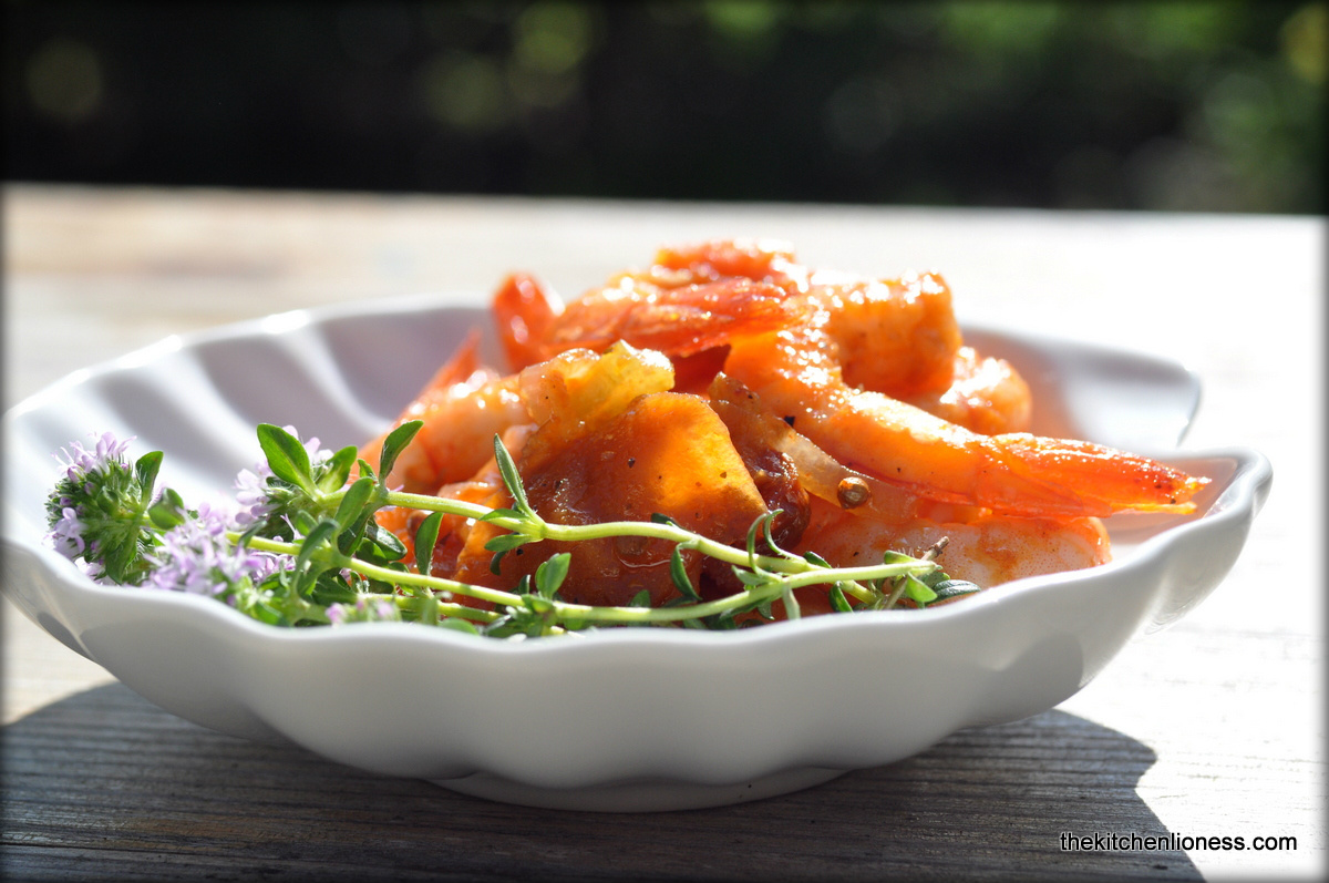 The Kitchen Lioness French Fridays with Dorie Prawns à l`Escabèche