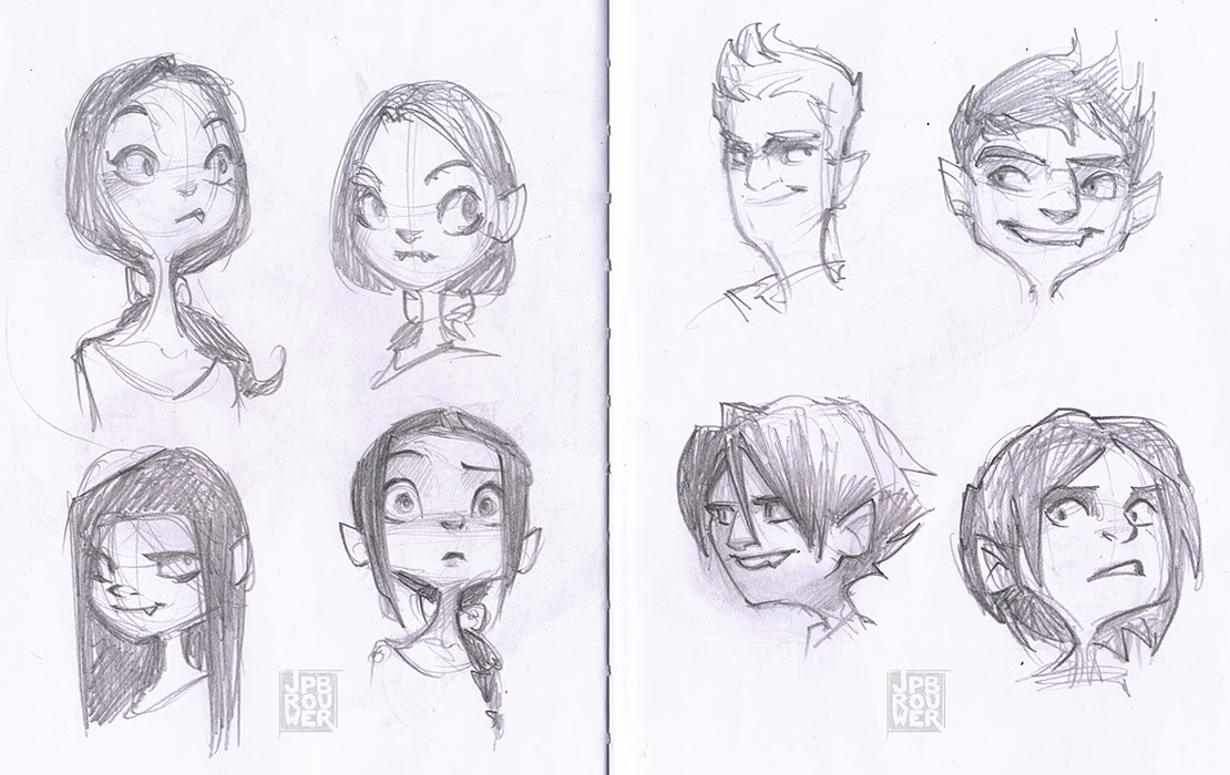 7 Shades Of Awesome: Sketchbook Vamps