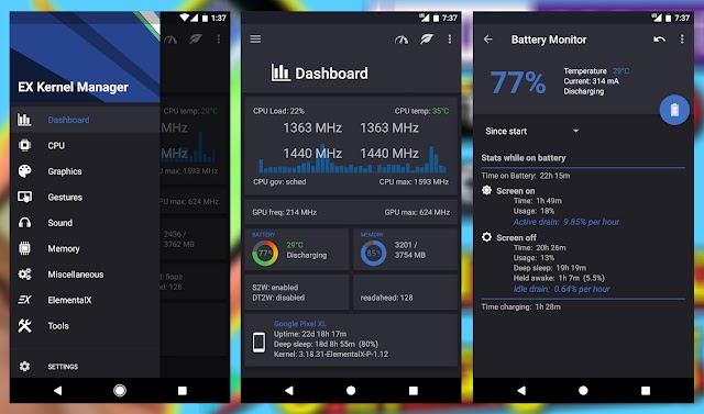 تطبيق EX Kernel Manager للتحكم في الكيرنل مدفوع للأندرويد - تحميل مباشر