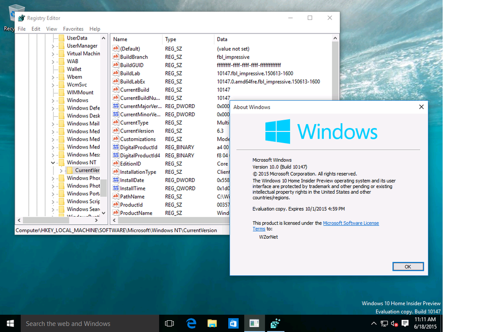 activate windows 10 insider preview