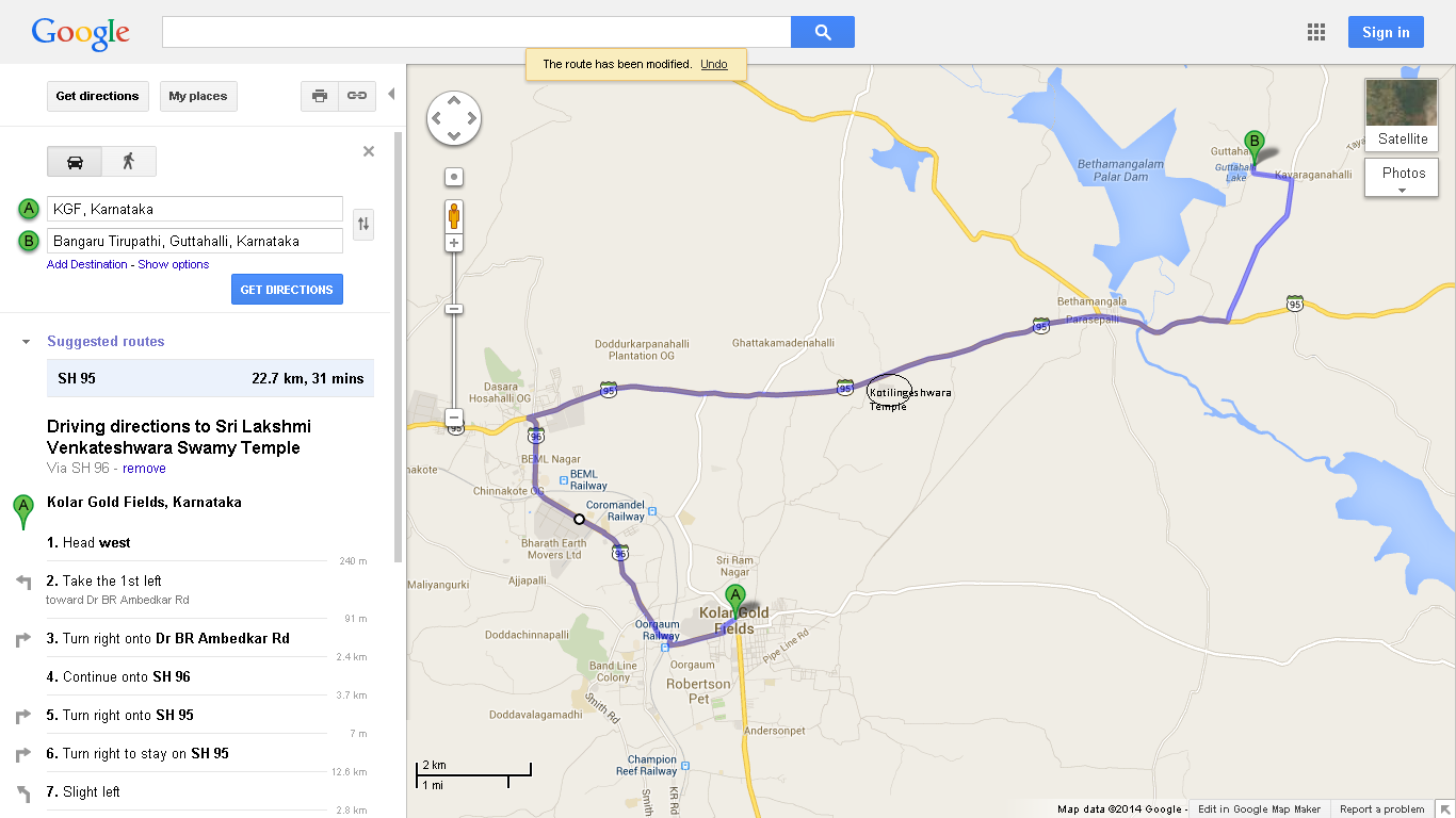 Driving Holidays From Bangalore One day drive to Kolar Gold Fields and