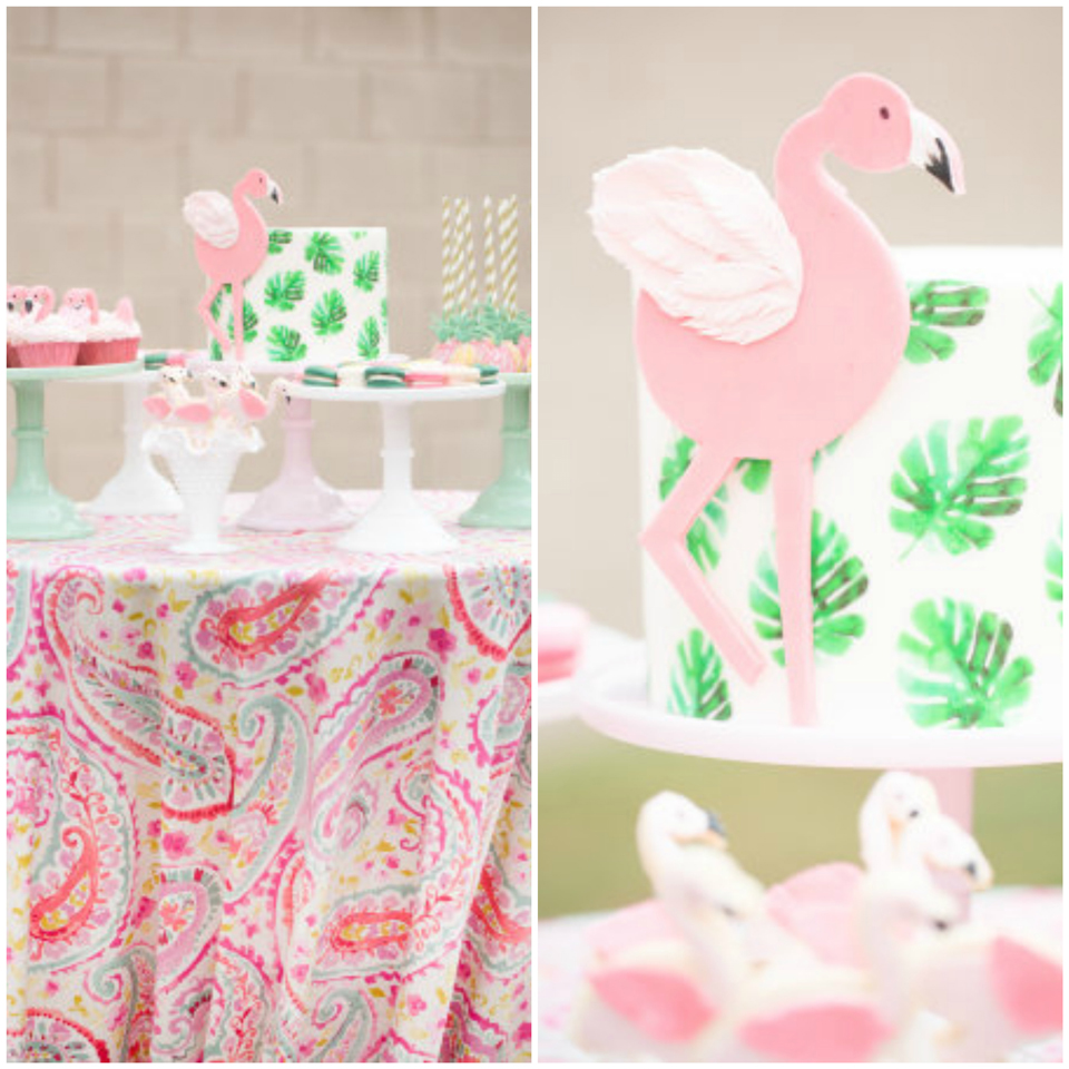 Maternité: Flamingo bday party