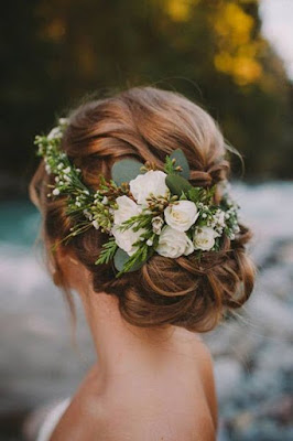 Weddings by KMich-wedding planning- wedding beauty-floral crown-up swipe with flowers- Philadelphia PA
