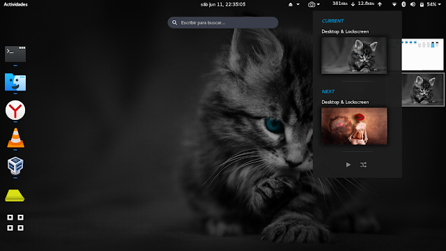 Cambiar fondo de escritorio en Gnome cada Cierto Tiempo
