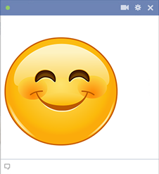 Happy big emoji Big happy emoji for Facebook
