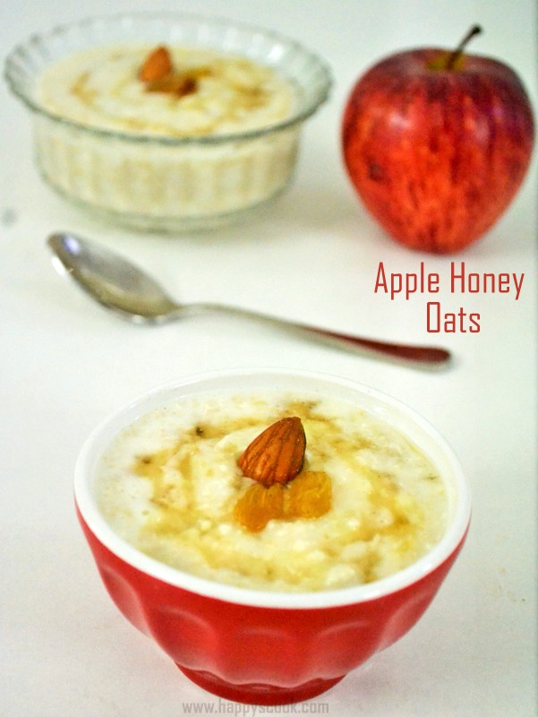 Apple Honey Oatmeal Recipe Oats flavoured with Apple & Honey Simple