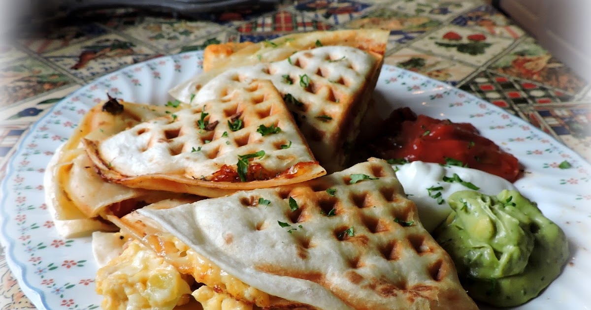 How to Make Quick and Easy Breakfast Quesadillas In a Waffle Maker