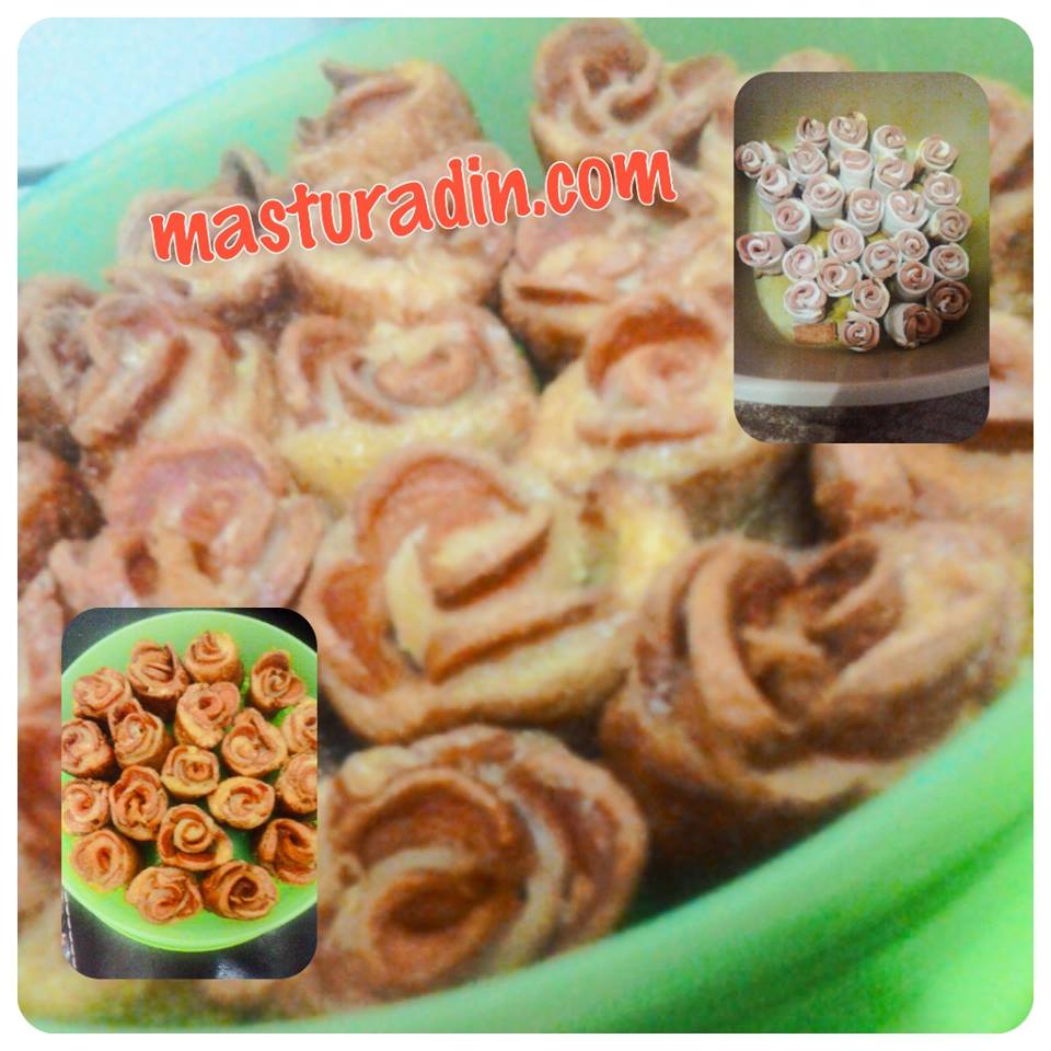 Cara Membuat Roti Gulung Sosej Bentuk Bunga Ros Masturadincom