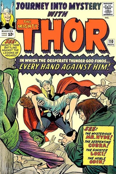 Journey Into Mystery #110, Thor vs Mr Hyde and the Cobra