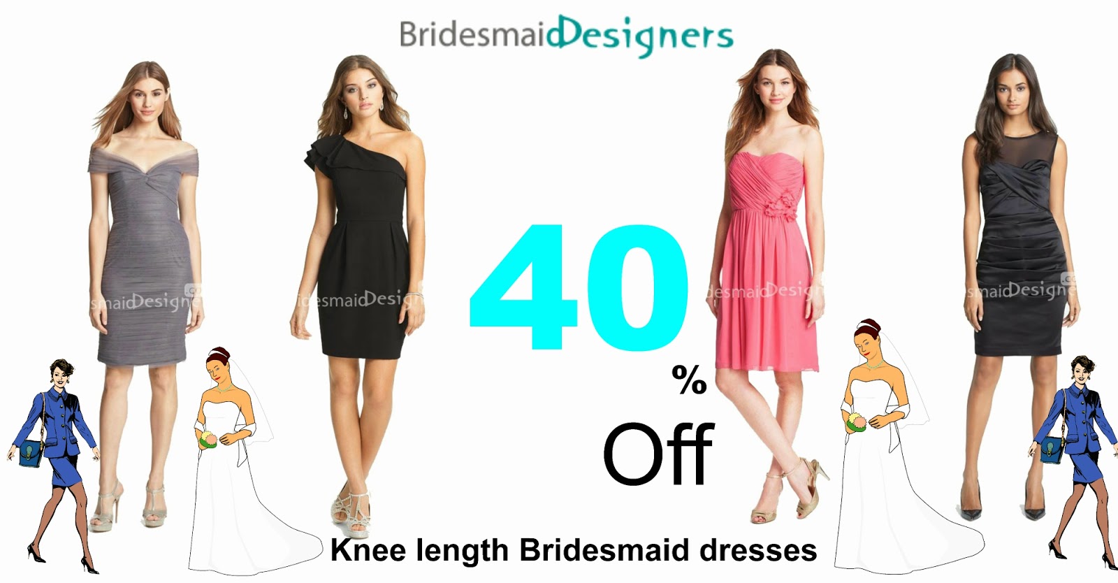 http://www.bridesmaiddesigners.com/Knee-Length-bridesmaid-dresses