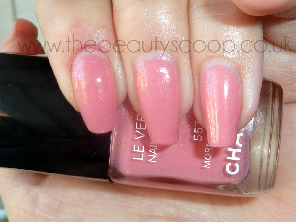 The Beauty Scoop!: NOTD Chanel Morning Rose (557) Nail Polish - Summer ...