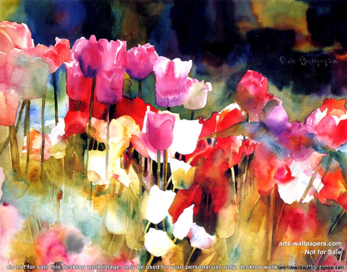 Flower Painting Wallpapers 1280 x 1024