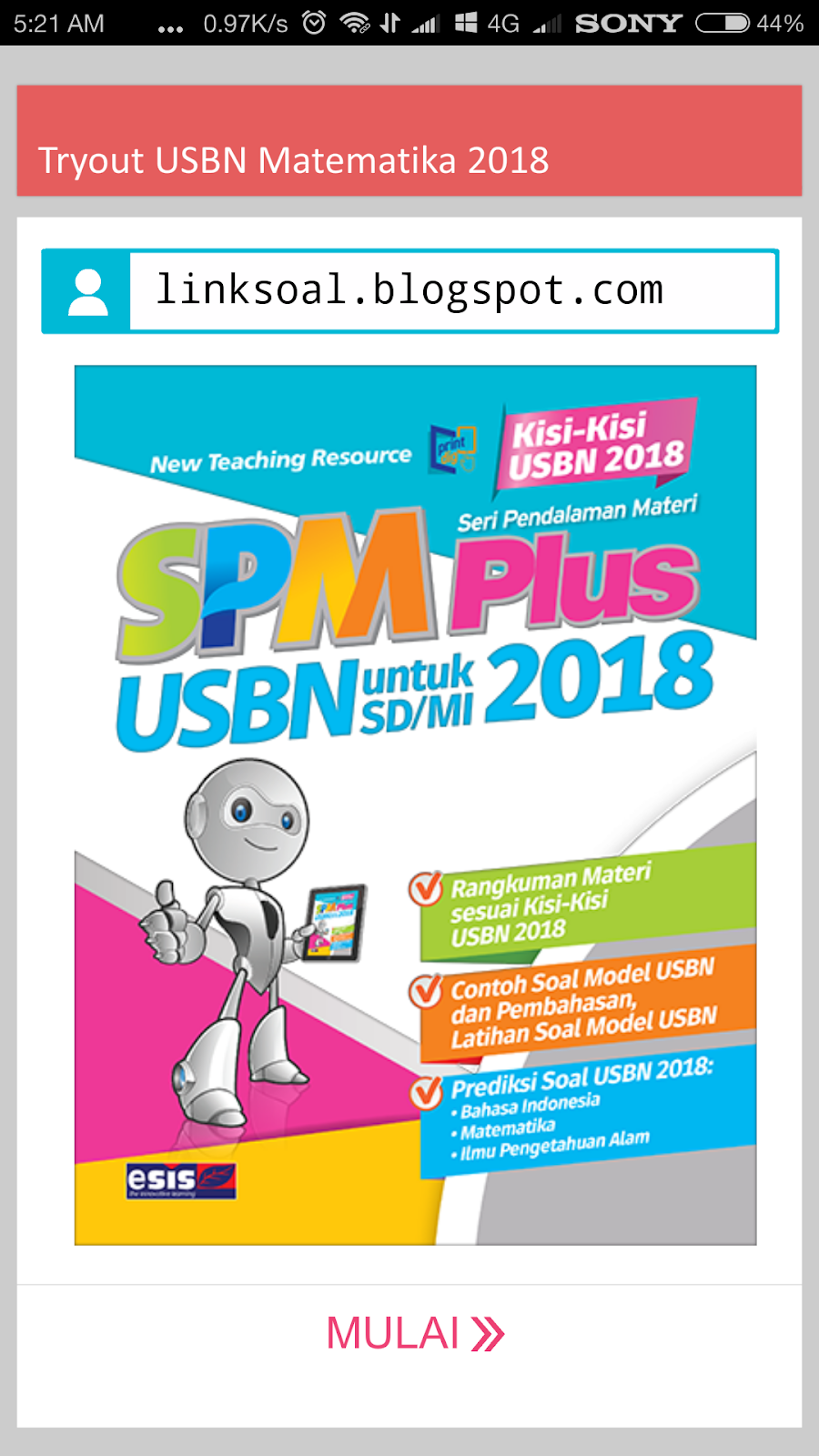 Download Soal Try Out USBN Matematika untuk SD\/MI Sesuai KisiKisi 2018 Erlangga ~ Rief Awa Download Soal Try Out USBN Matematika untuk SD\/MI Sesuai KisiKisi 2018 Erlangga ~ Rief Awa