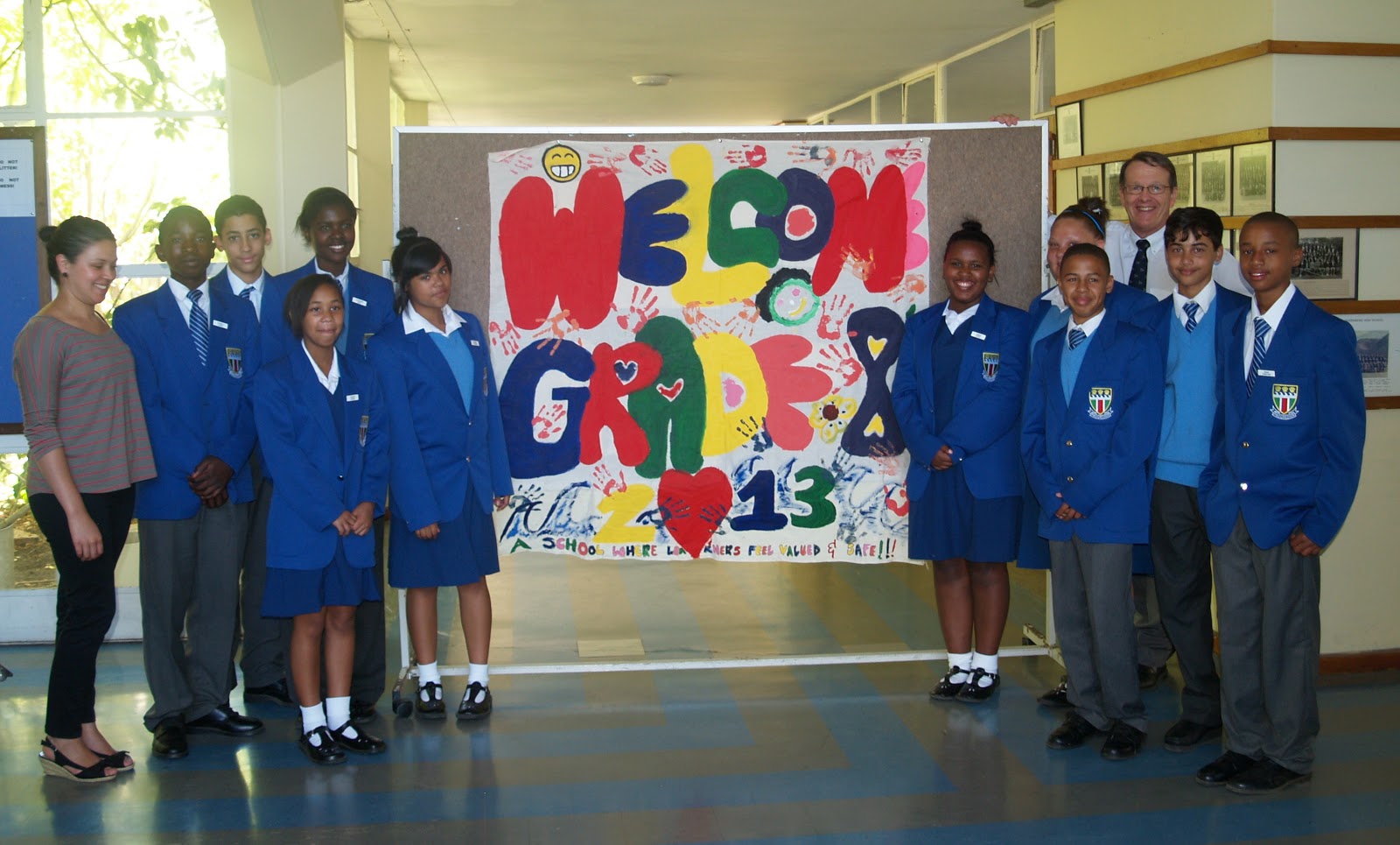 muizenberg grade students welcome link bold banner