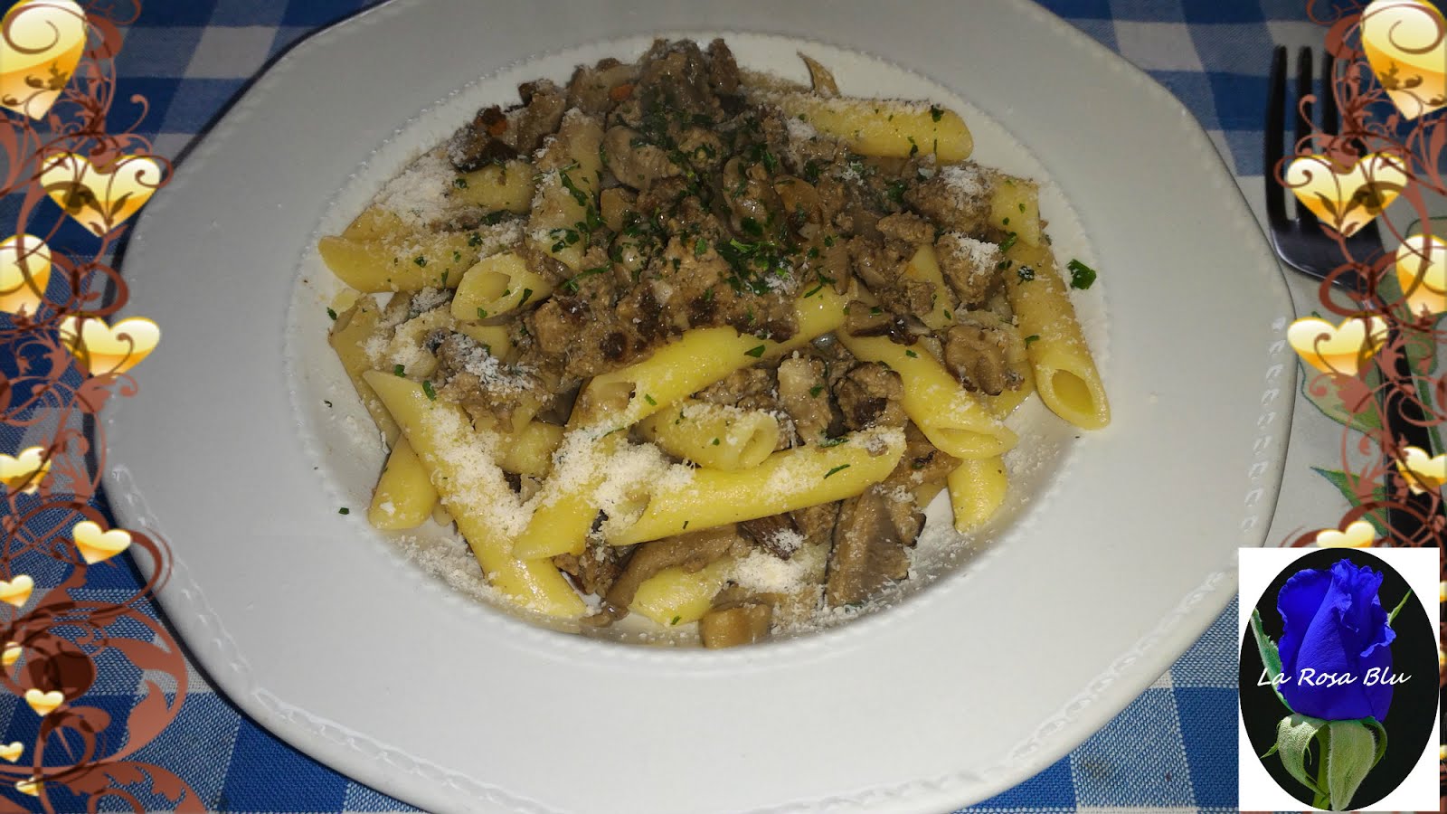 PENNE FUNGHI E MACINATO ( MAGIC COOKER)