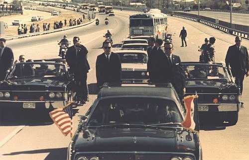 Secret Service agents protecting President Johnson