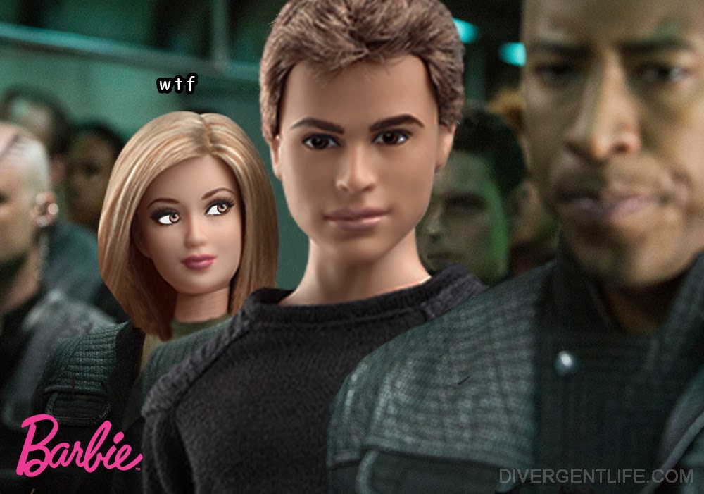 Har det dårligt th Busk The Divergent Life: Official DIVERGENT Barbie Dolls - TRIS & FOUR