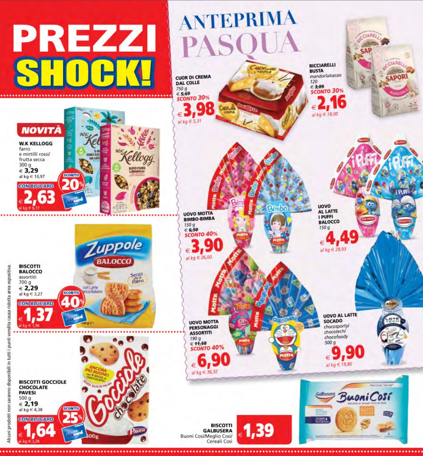 Volantino Il Gigante Supermercati Uova Di Pasqua 18 Offerte Volantino Pasqua 19