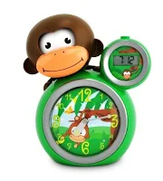 Monkey sleep training clock for kids