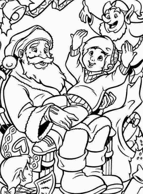 Santa Claus christmas coloring.filminspector.com