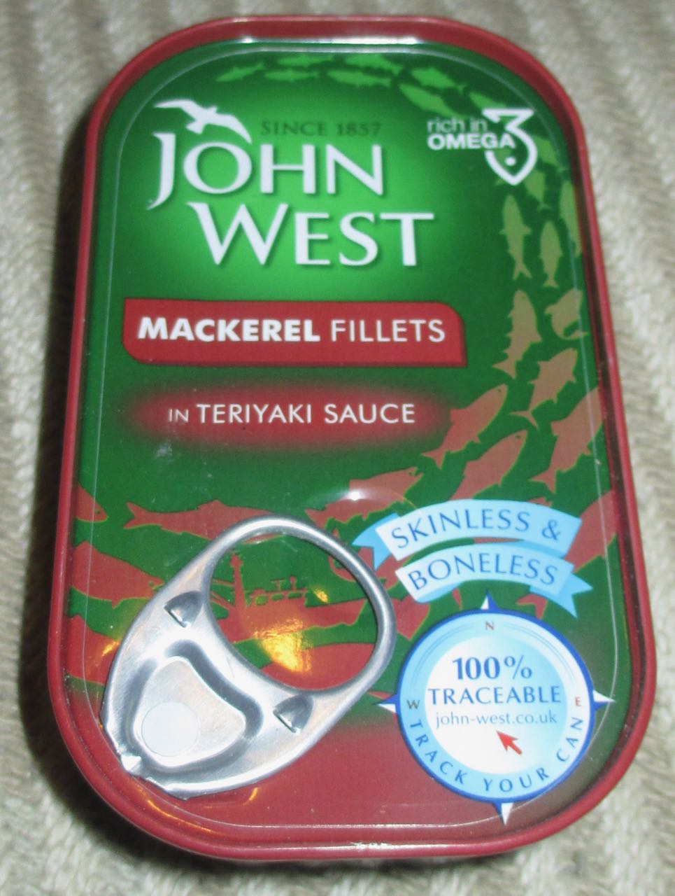 FOODSTUFF FINDS John West Mackerel Fillets in Teriyaki Sauce
