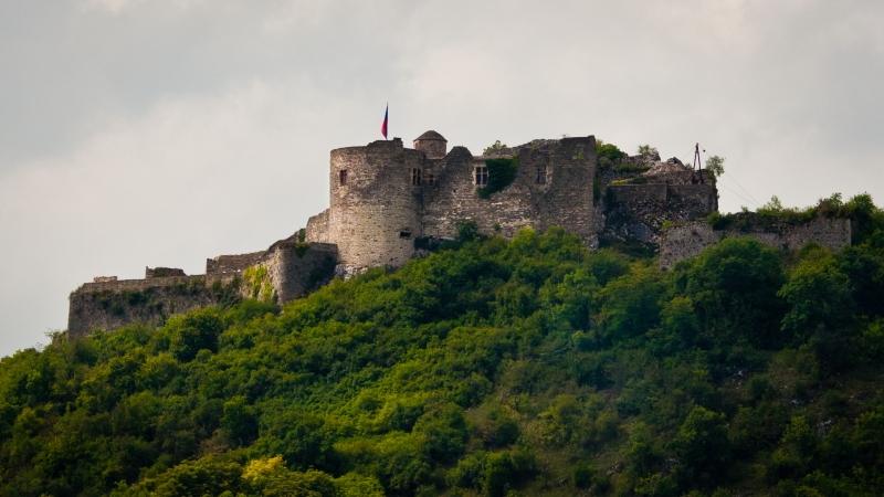 Chateau fort de Mâlain: Château fort de Mâlain (Cote d'or).