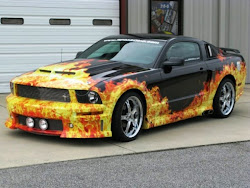 wrap cars mustang flame wraps painting vehicle paint ford automotive jobs awesome flames deviantart fire designs cool motorcycle job geo