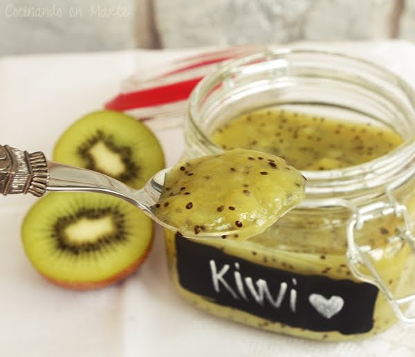 Mermelada de kiwi {sin azúcar}