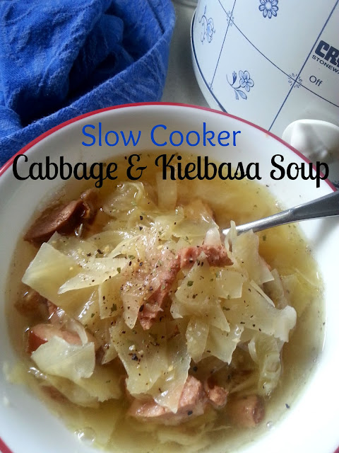 The Better Baker: Slow Cooker Cabbage & Kielbasa Soup (Low Carb)