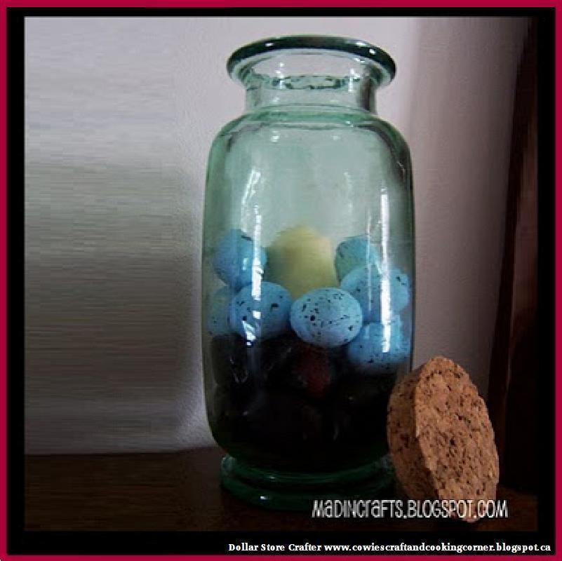 Dollar Store Crafter Turn Dollar Store Easter Eggs Into Pottery Barn