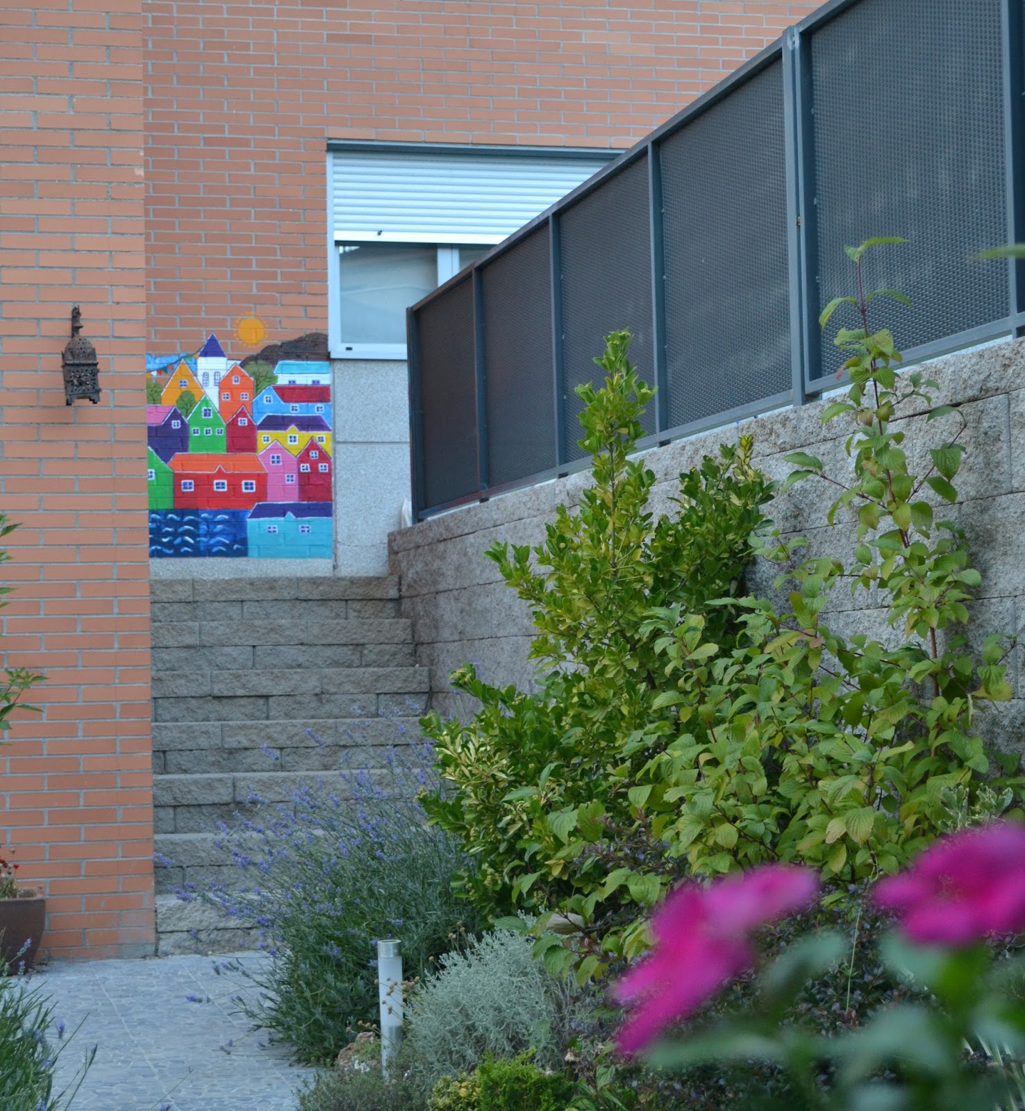 Watermarycolors: Mural para exterior