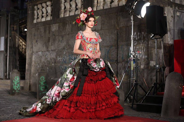 Dolce and Gabbana Alta Moda Fashion Show - Naples, July 2016