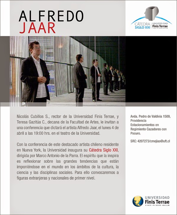 TRANSVERSALES APROXIMACIÓN POLÍTICOESTÉTICA AL FENÓMENO DE LA GUERRA ALFREDO JAAR Y EL