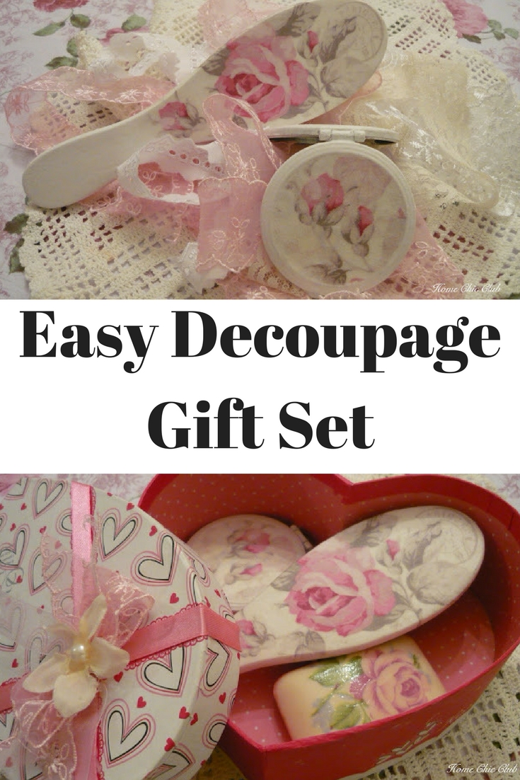 Easy Decoupage Gift Set Home Chic Club Easy Decoupage Gift Set