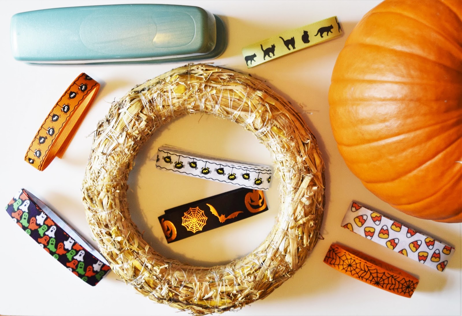 DIY HALLOWEEN RIBBON WREATH A Life With Frills