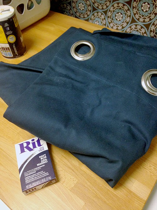 One Project at a Time DIY Blog Dying Curtains