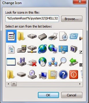 select icon for shortcut